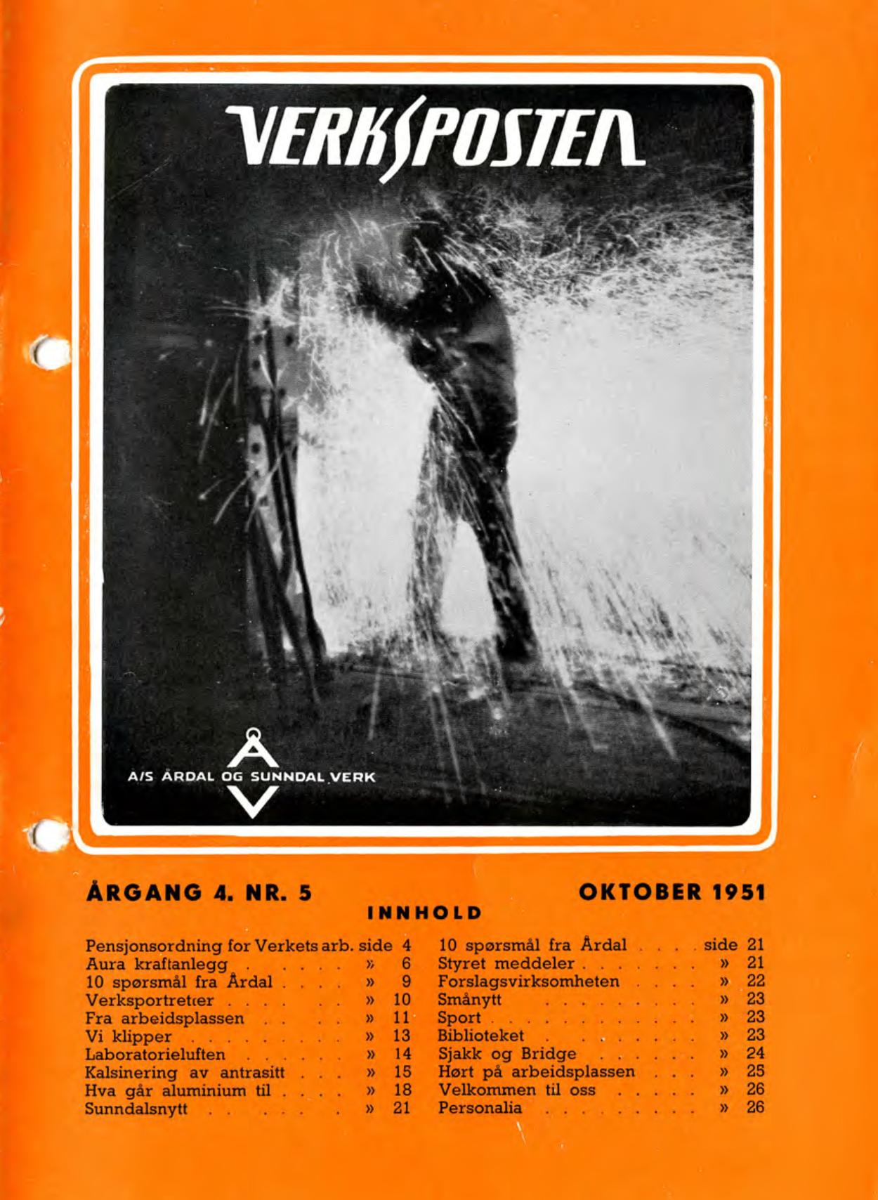 Verksposten nr 5 1951